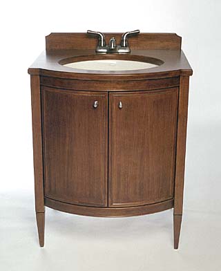 Powder room vanity by Joinery